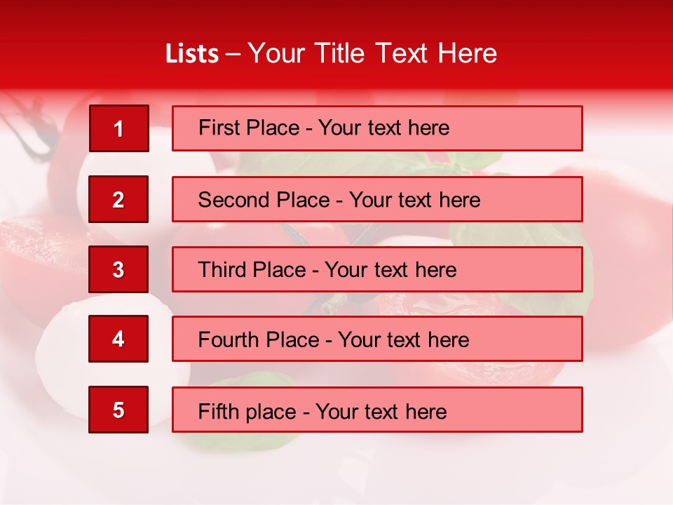 Tasty Dinner Vegetarian PowerPoint Template