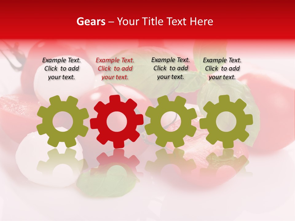 Tasty Dinner Vegetarian PowerPoint Template