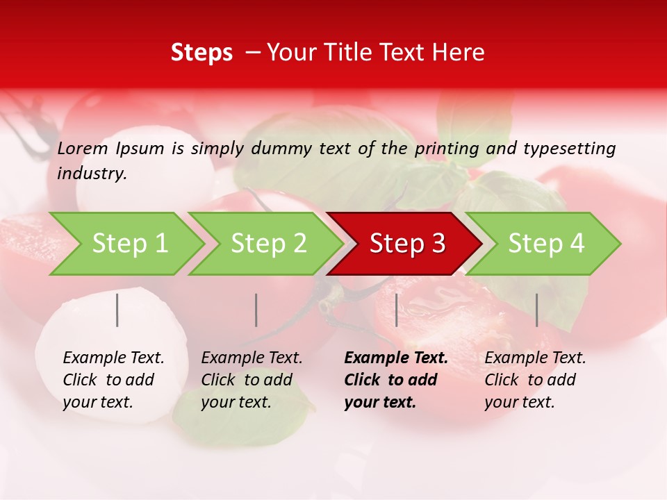 Tasty Dinner Vegetarian PowerPoint Template