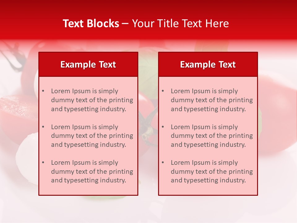 Tasty Dinner Vegetarian PowerPoint Template