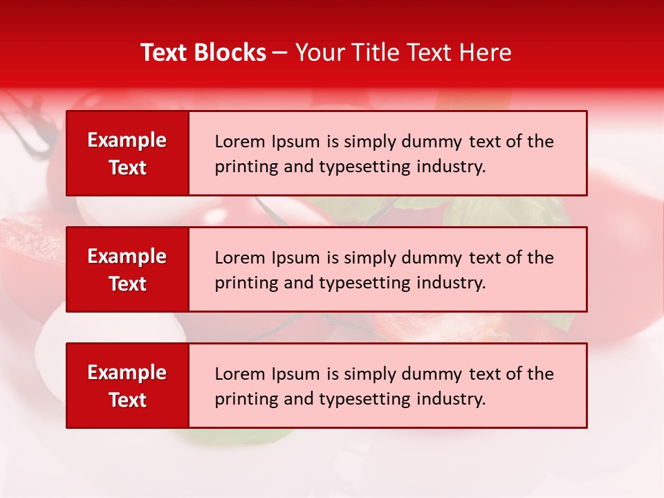 Tasty Dinner Vegetarian PowerPoint Template