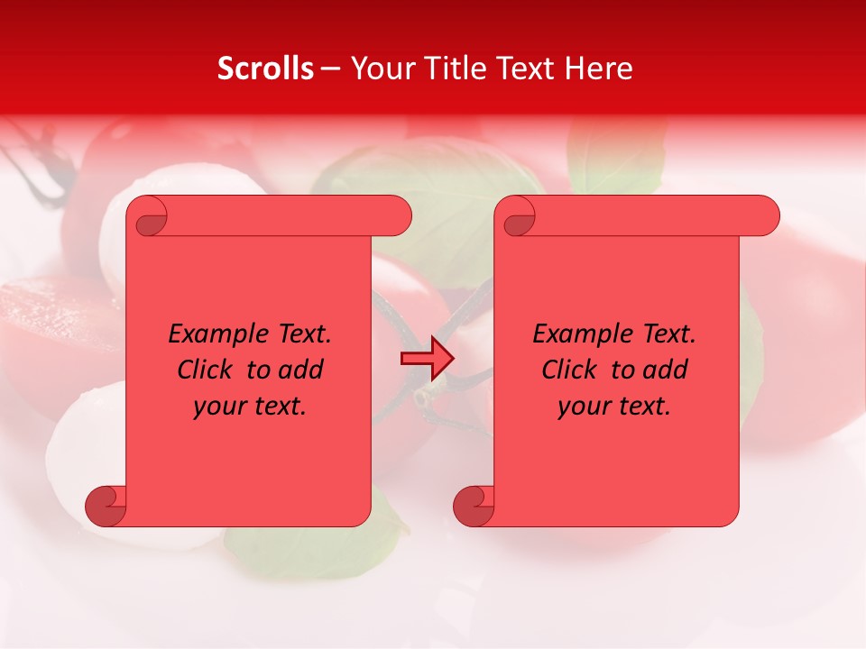 Tasty Dinner Vegetarian PowerPoint Template