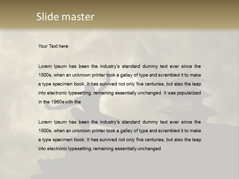 Stylish Athletic Combat PowerPoint Template