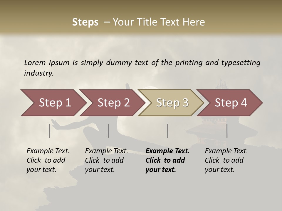 Stylish Athletic Combat PowerPoint Template