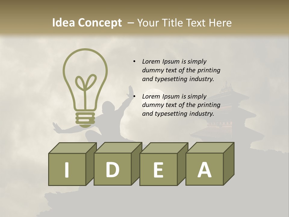 Stylish Athletic Combat PowerPoint Template