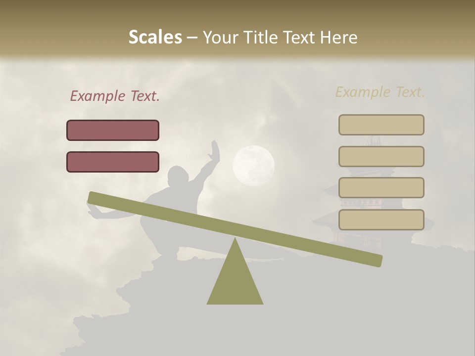 Stylish Athletic Combat PowerPoint Template