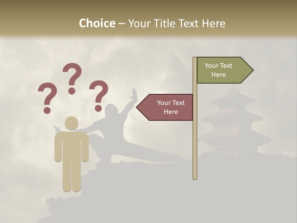 Stylish Athletic Combat PowerPoint Template