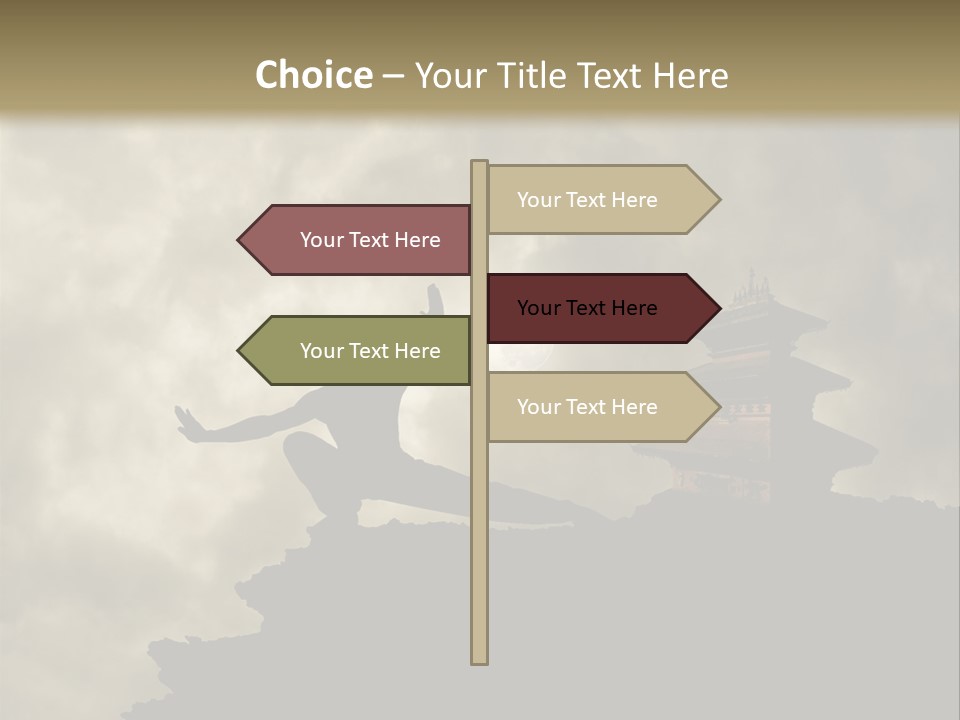 Stylish Athletic Combat PowerPoint Template