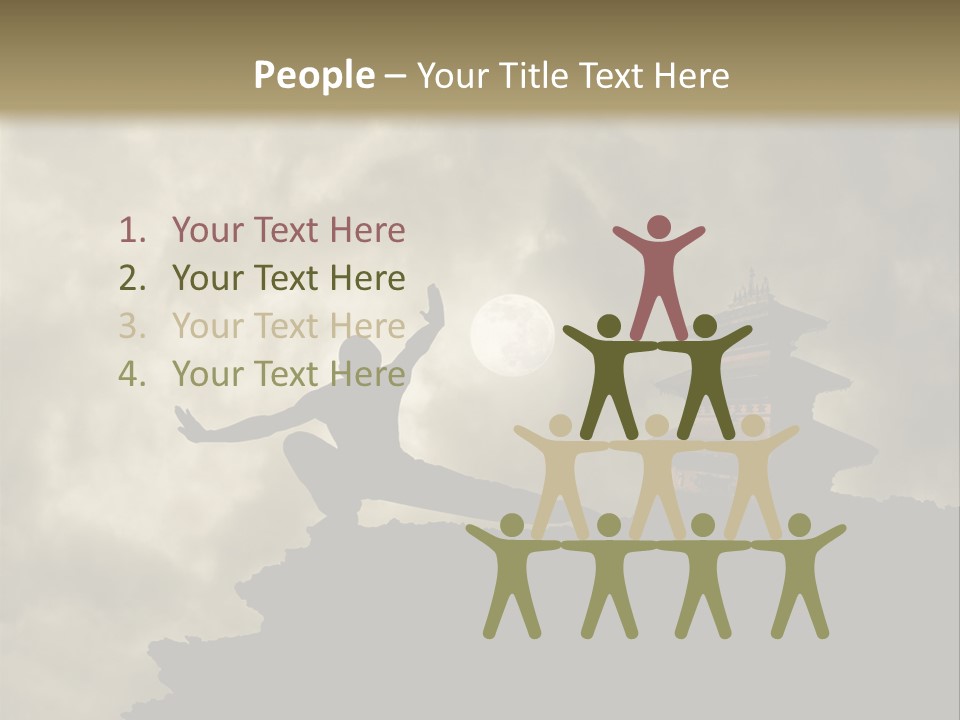 Stylish Athletic Combat PowerPoint Template