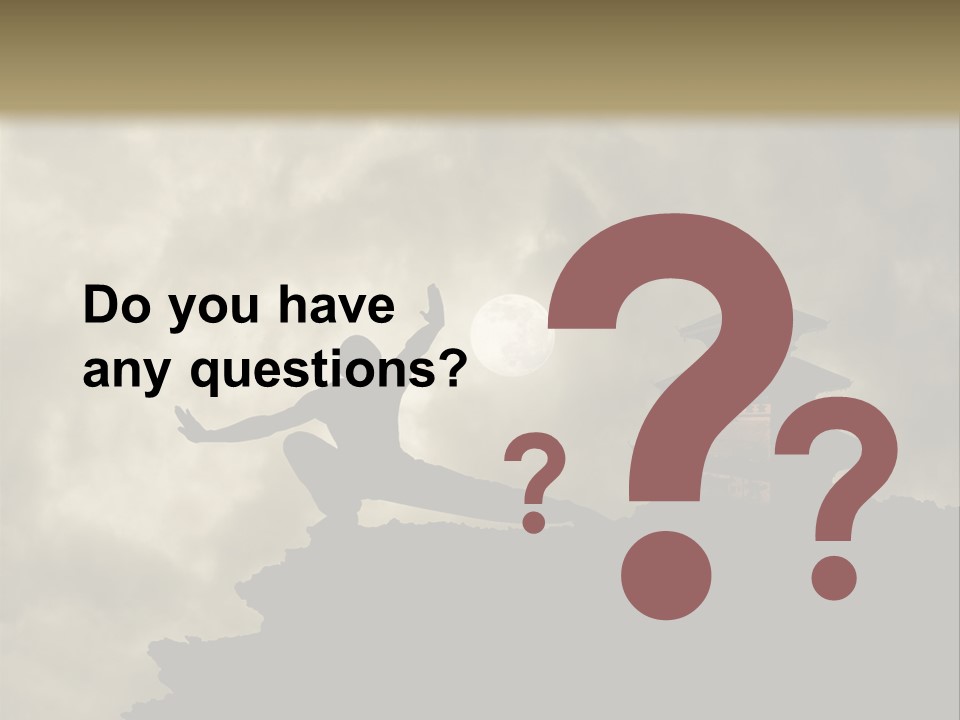 Stylish Athletic Combat PowerPoint Template