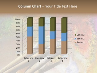 White Paintbrush Space PowerPoint Template