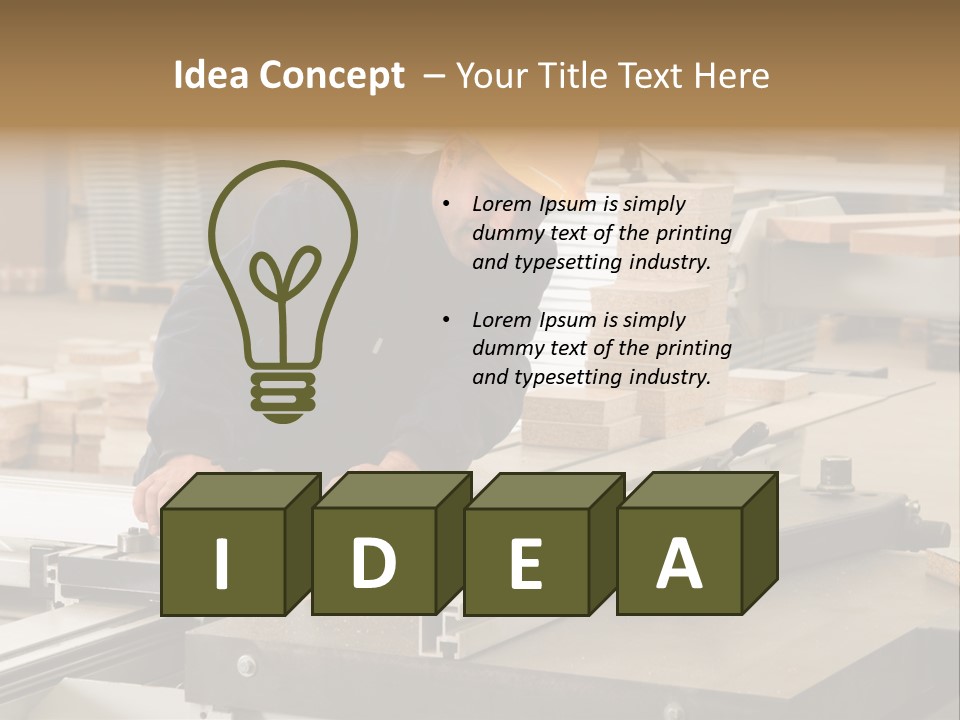 Tool Power Cut PowerPoint Template