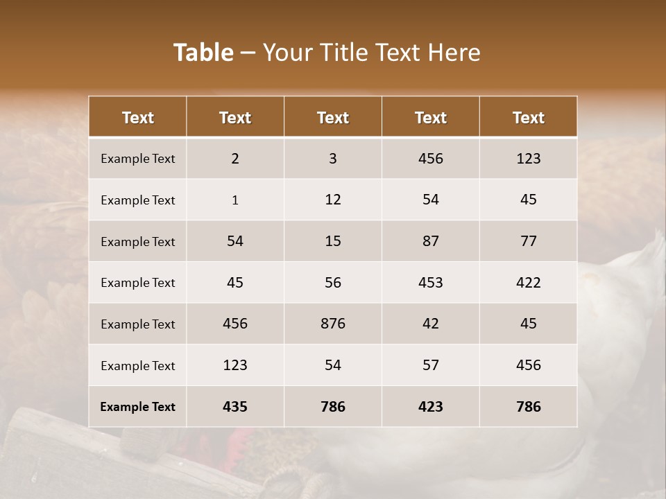 Fauna Fertility Agriculture PowerPoint Template
