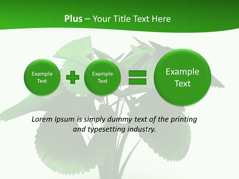 Focus White Happy PowerPoint Template