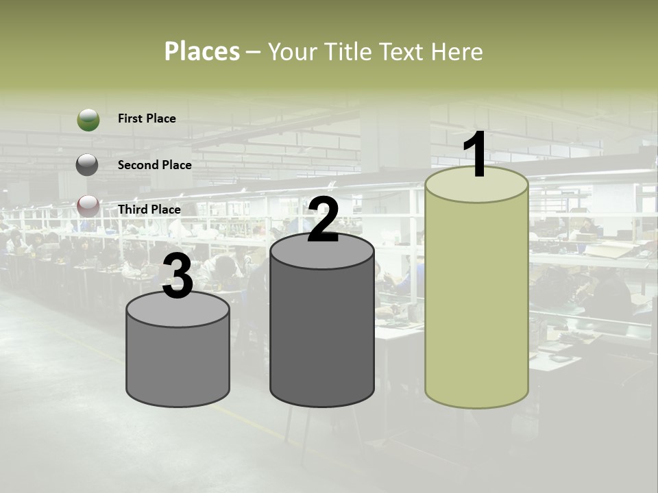 Assembly Development Line PowerPoint Template