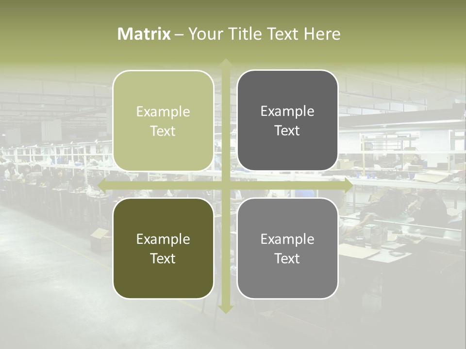 Assembly Development Line PowerPoint Template