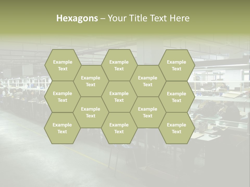 Assembly Development Line PowerPoint Template