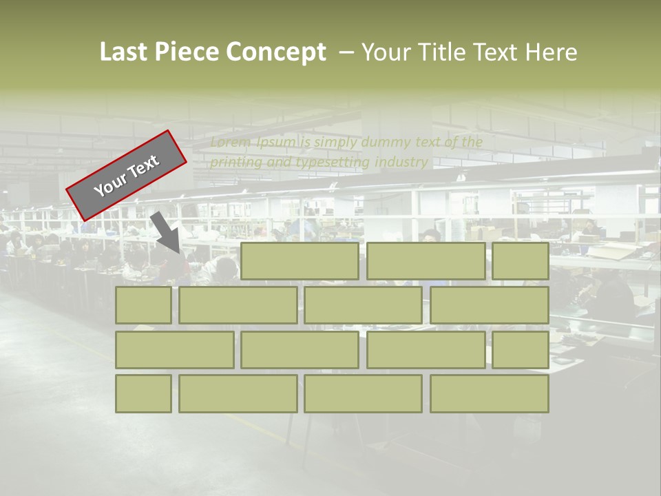 Assembly Development Line PowerPoint Template