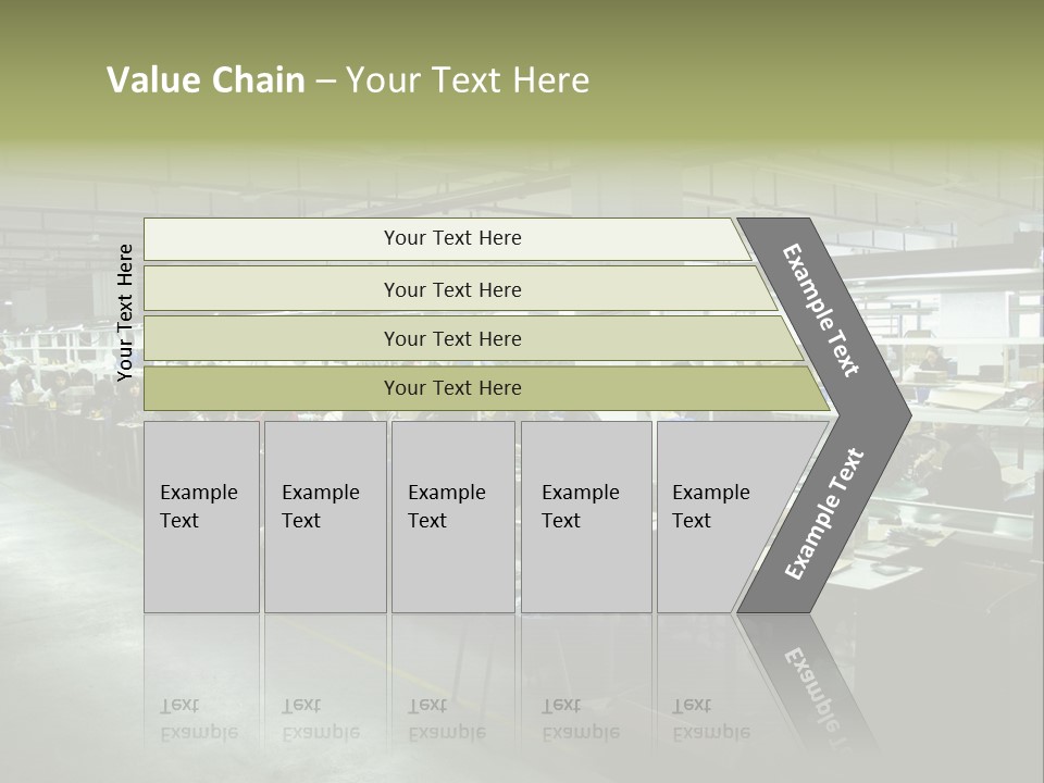 Assembly Development Line PowerPoint Template