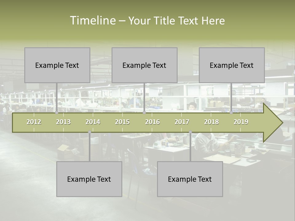 Assembly Development Line PowerPoint Template