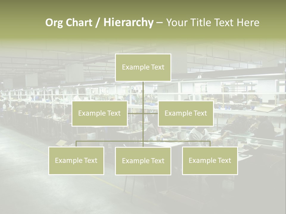 Assembly Development Line PowerPoint Template