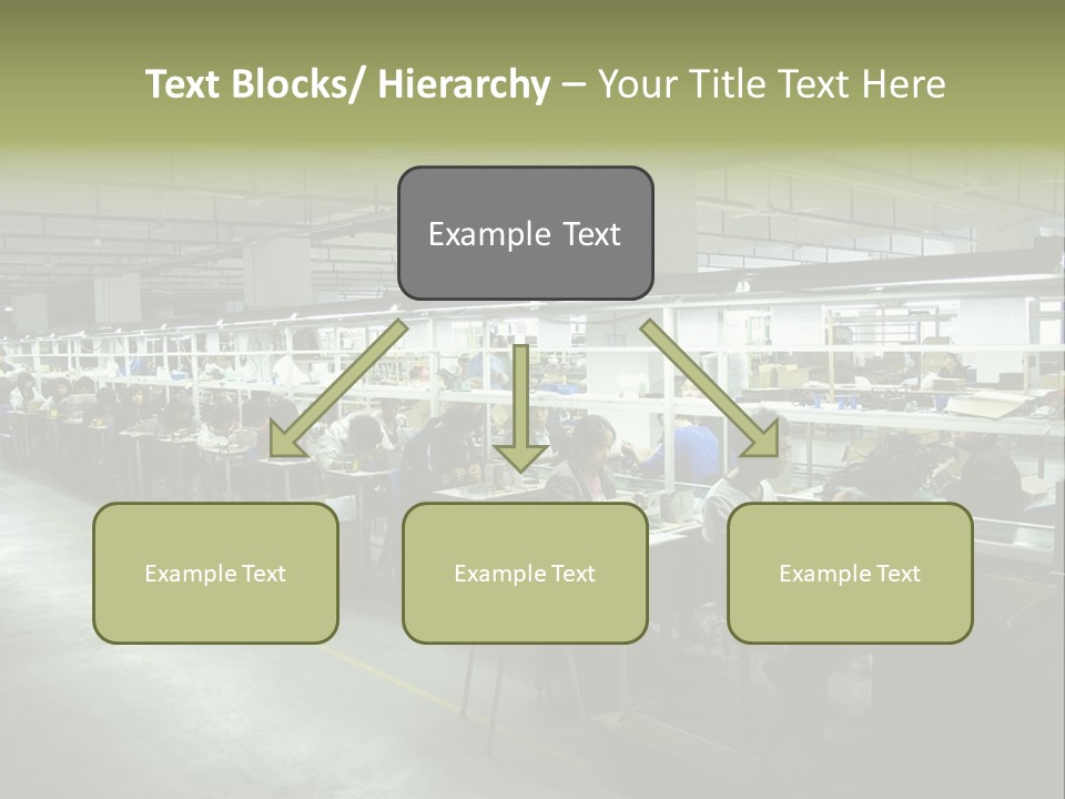 Assembly Development Line PowerPoint Template