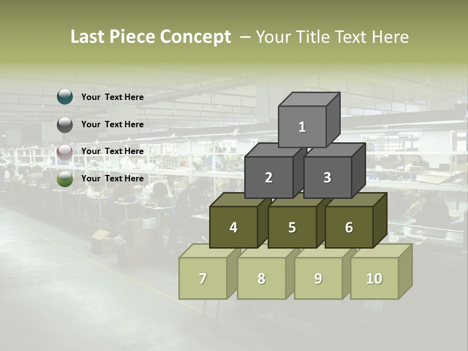Assembly Development Line PowerPoint Template