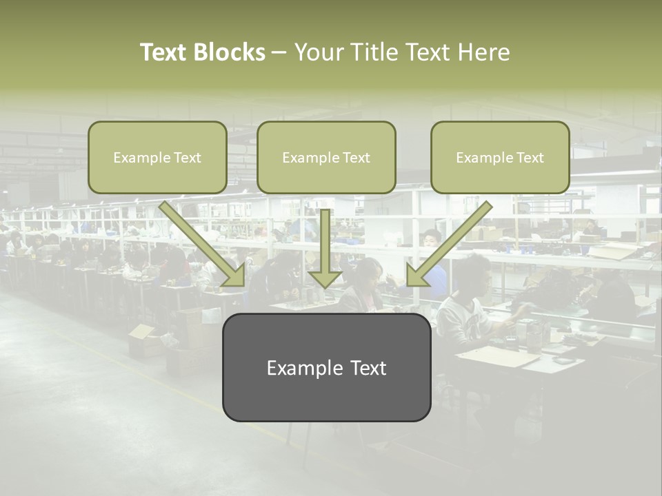 Assembly Development Line PowerPoint Template