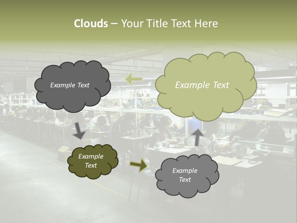 Assembly Development Line PowerPoint Template