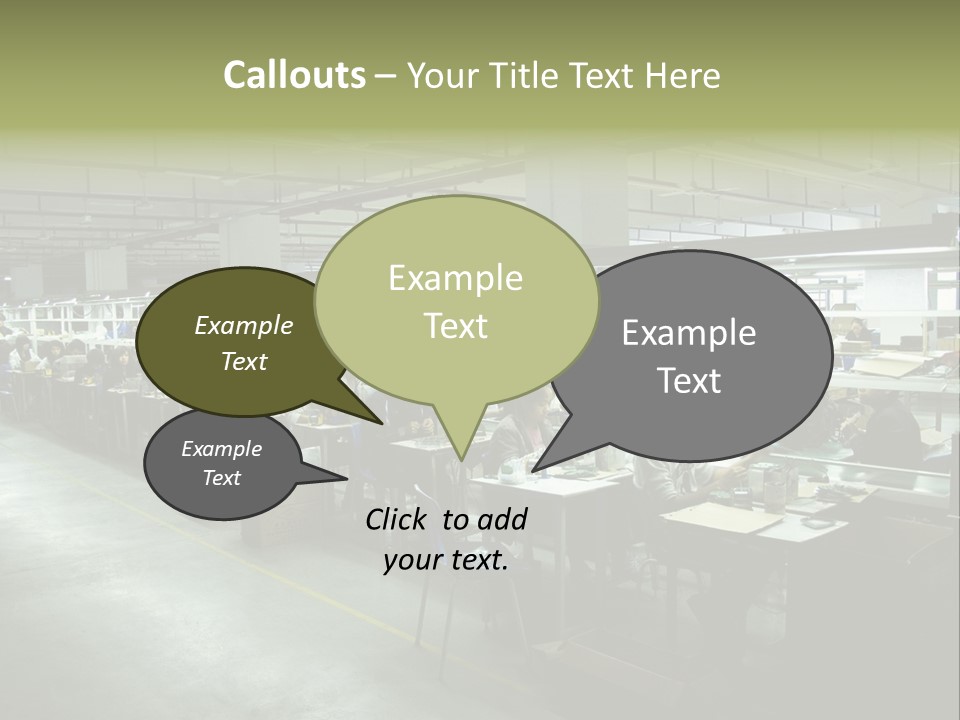 Assembly Development Line PowerPoint Template