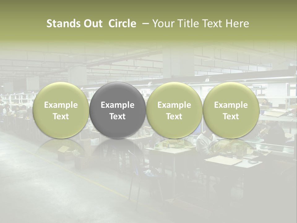 Assembly Development Line PowerPoint Template