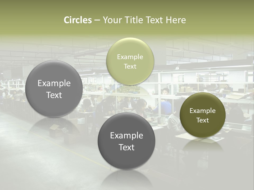 Assembly Development Line PowerPoint Template