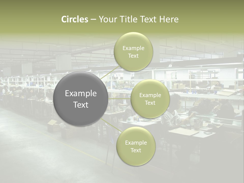 Assembly Development Line PowerPoint Template