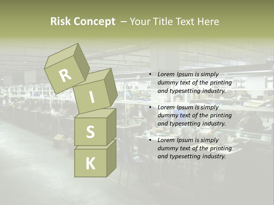 Assembly Development Line PowerPoint Template