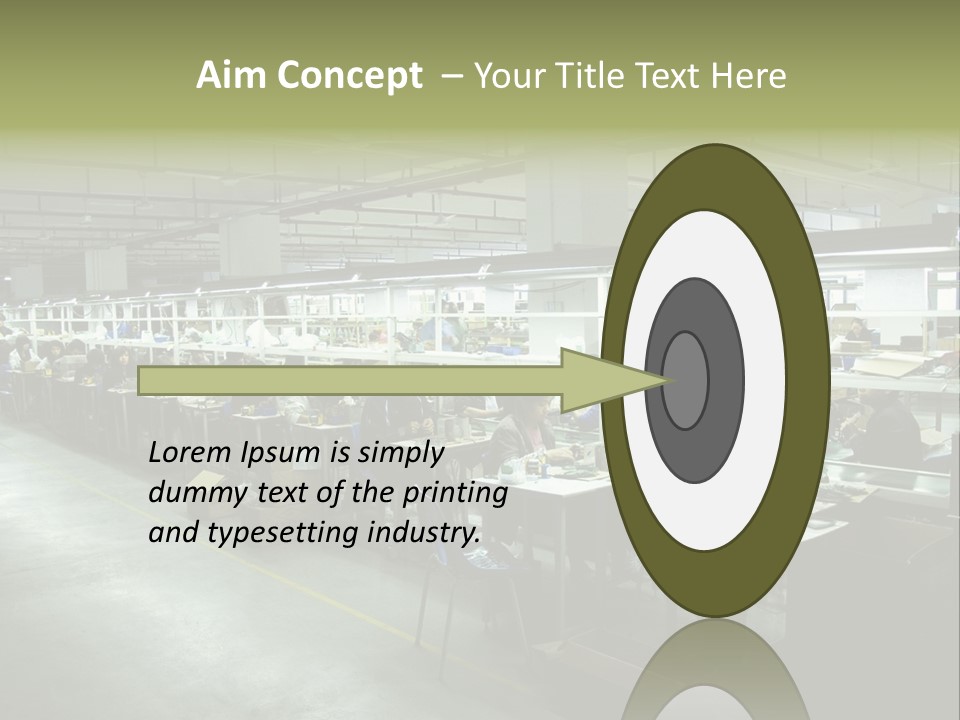 Assembly Development Line PowerPoint Template