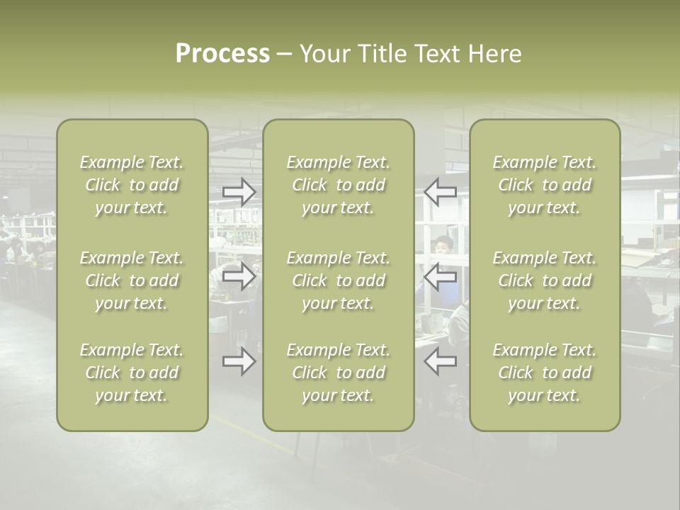 Assembly Development Line PowerPoint Template