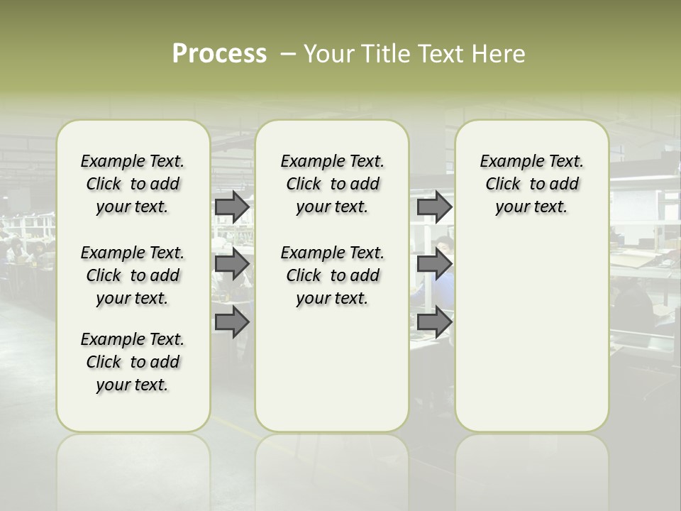 Assembly Development Line PowerPoint Template
