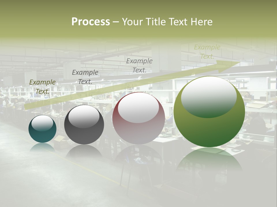 Assembly Development Line PowerPoint Template