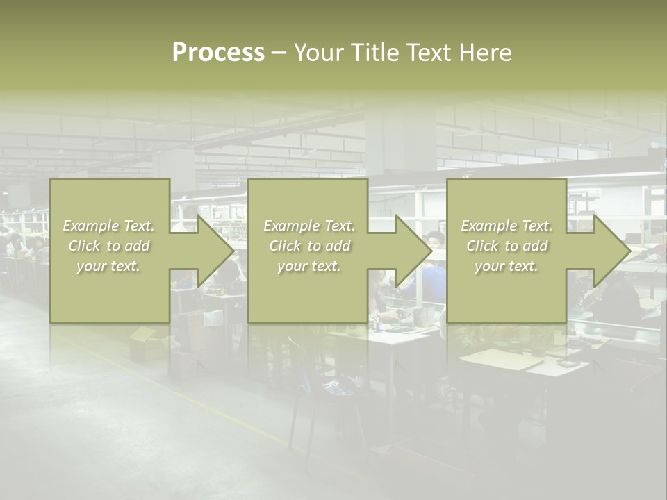 Assembly Development Line PowerPoint Template