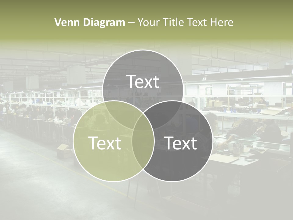 Assembly Development Line PowerPoint Template