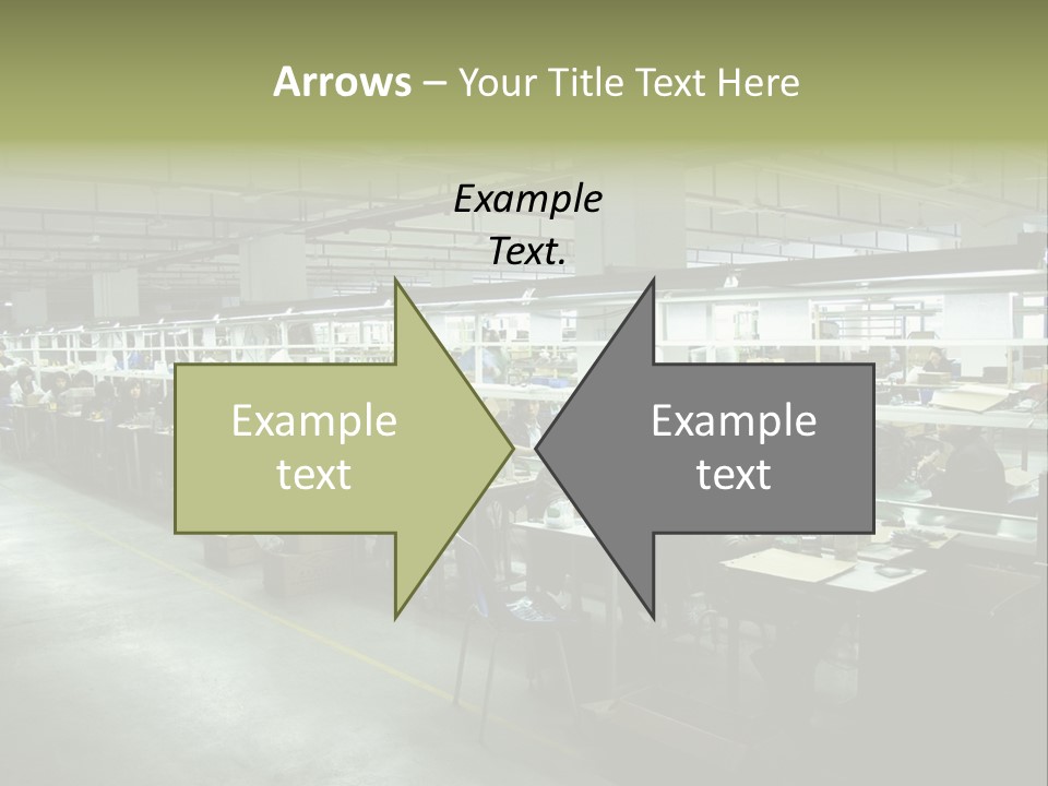 Assembly Development Line PowerPoint Template