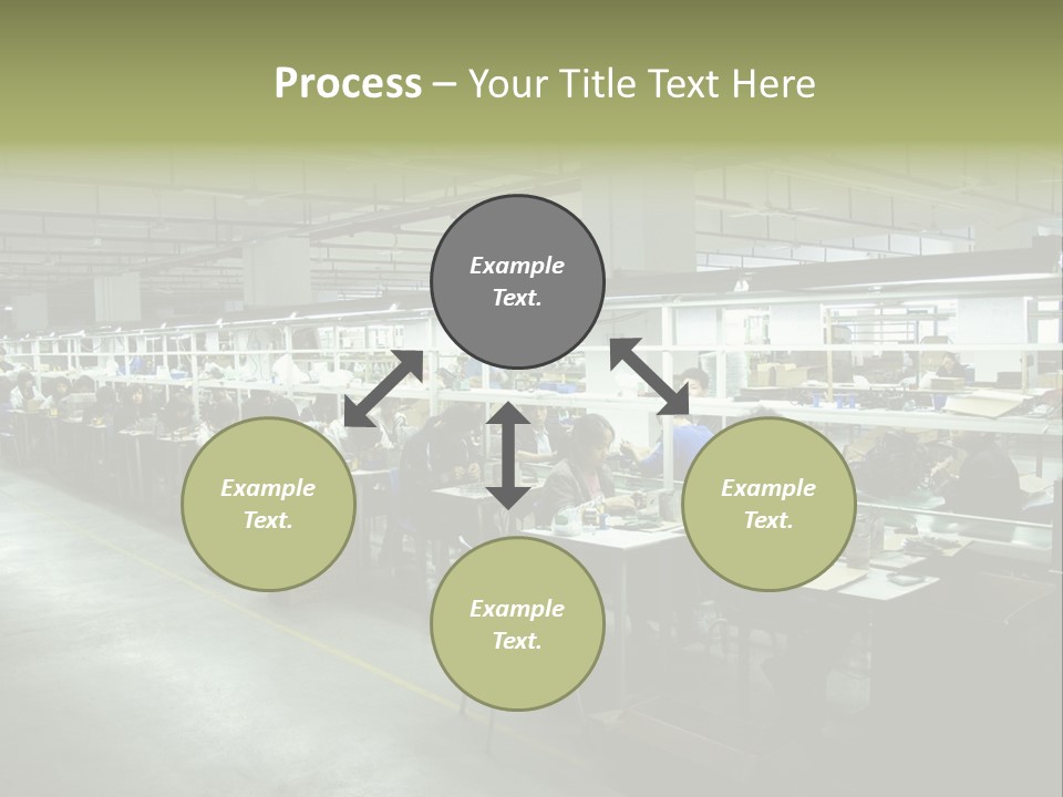 Assembly Development Line PowerPoint Template