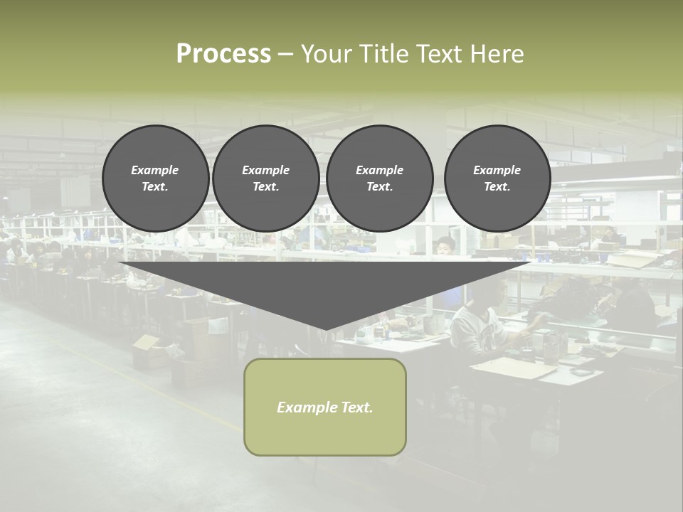 Assembly Development Line PowerPoint Template