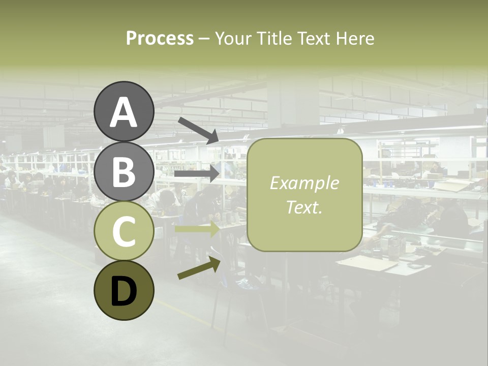 Assembly Development Line PowerPoint Template