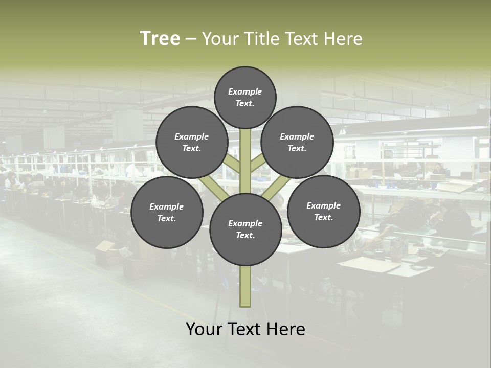 Assembly Development Line PowerPoint Template