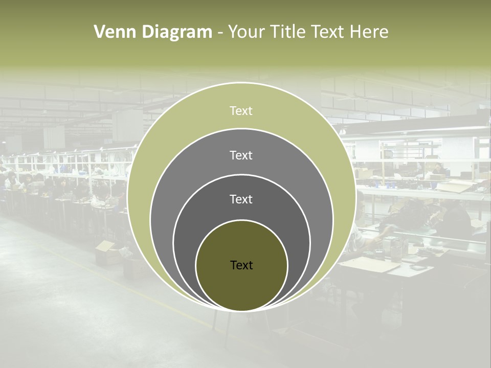 Assembly Development Line PowerPoint Template