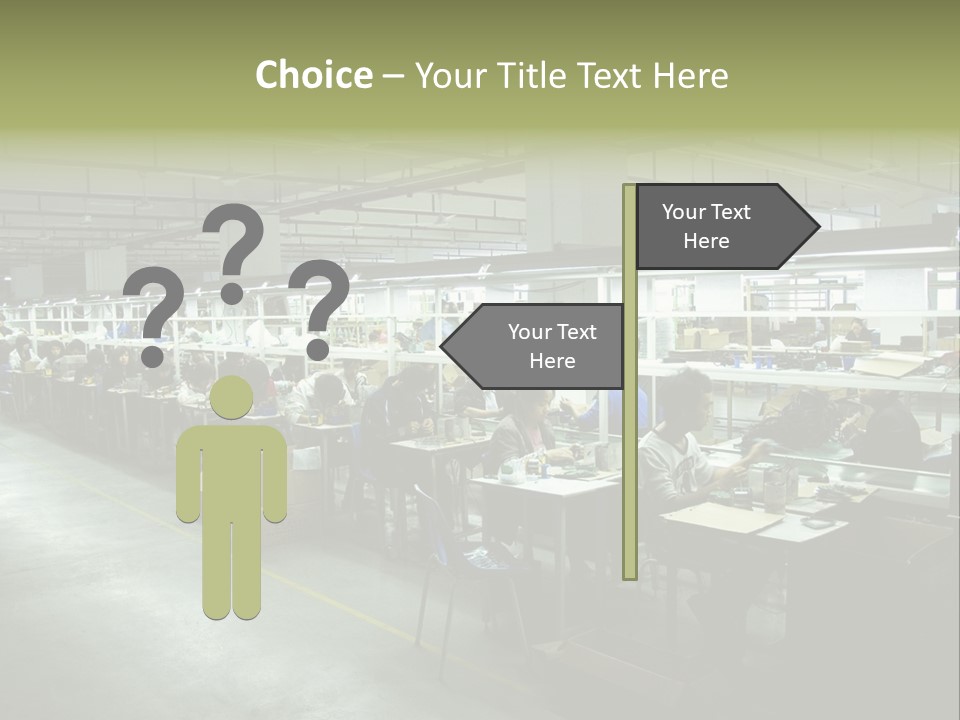 Assembly Development Line PowerPoint Template