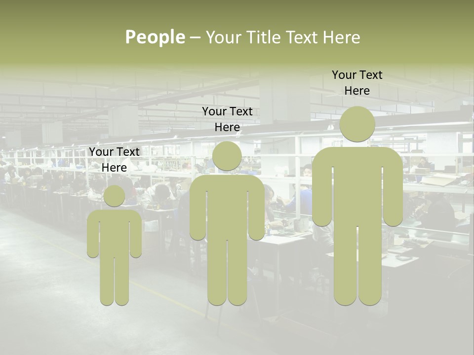 Assembly Development Line PowerPoint Template