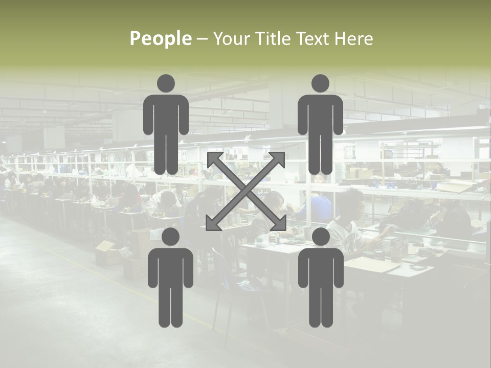 Assembly Development Line PowerPoint Template