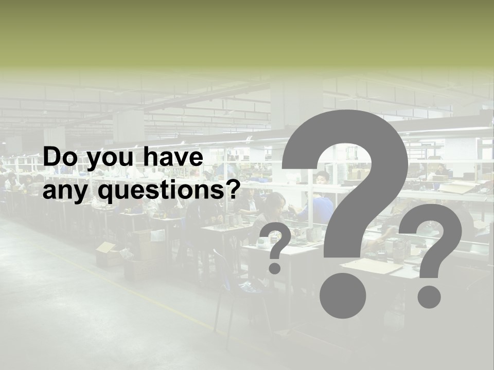 Assembly Development Line PowerPoint Template